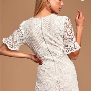 Lulus My Dearest White dress